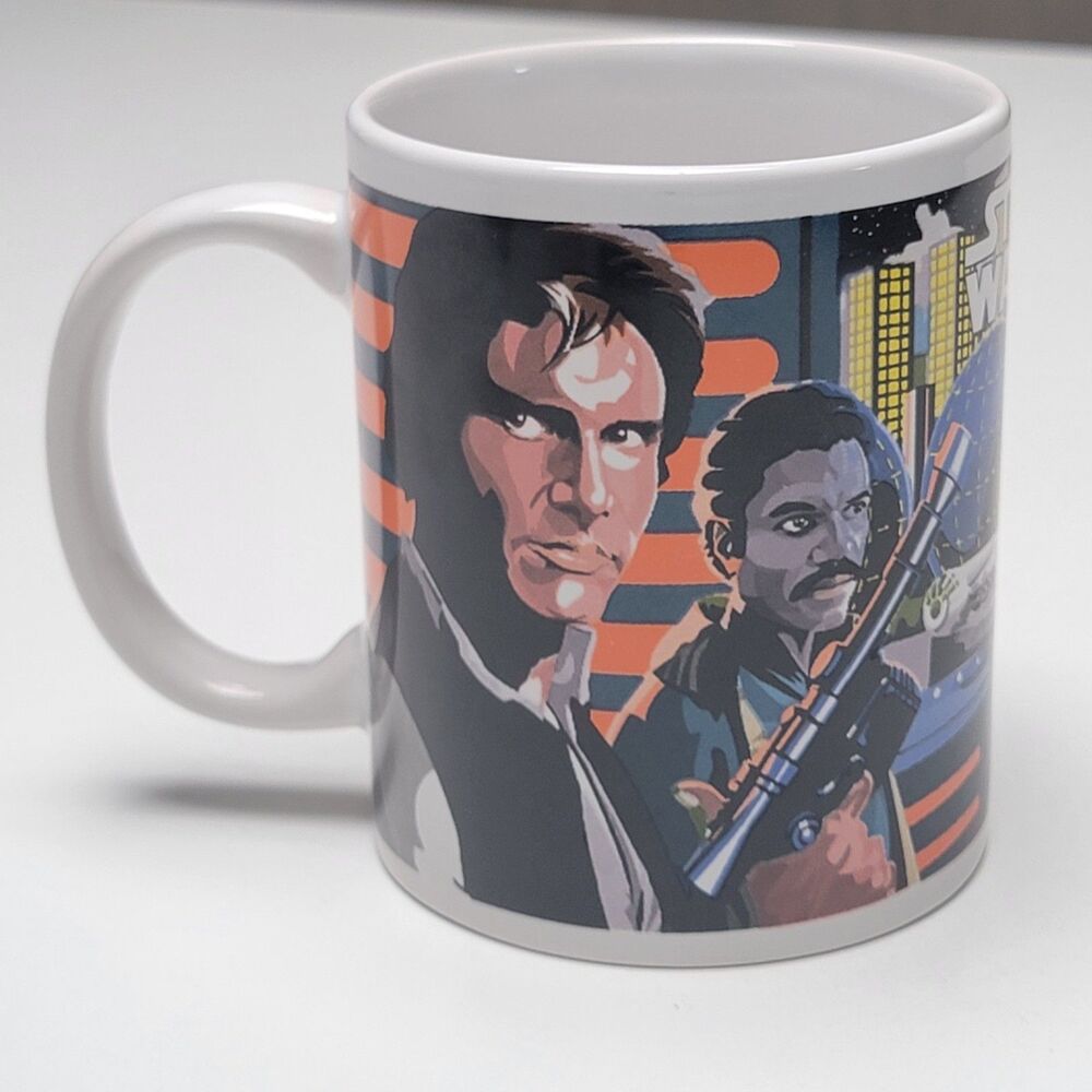 Star Wars Chewbacca Han Solo Ceramic Coffee Mug Galerie Tea Cup Collectible 2014